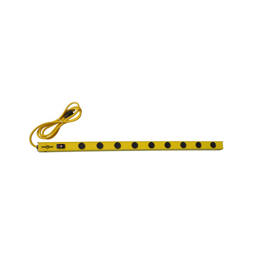 Southwire 5153 Yellow Jacket Metal Power Strip, 9-Outlet, 36-In.