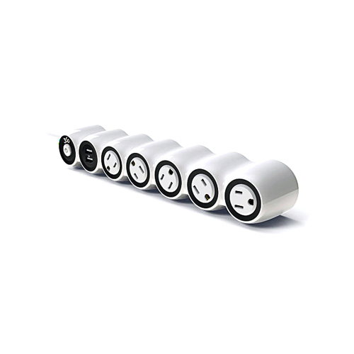 3.4 Rotating Surge Strip 5-Outlets, 2-USB Ports