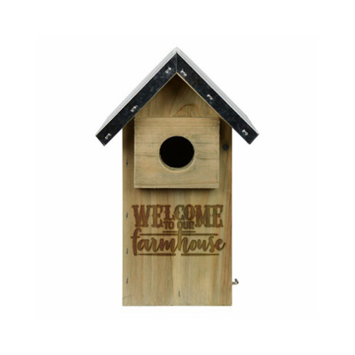 Rustic Bluebird Bird House, Cedar
