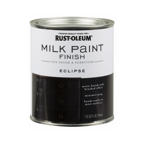 Milk Paint Finish, Matte, Eclipse, 1 qt, Can