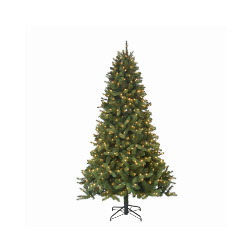 Evergreen Classics TG76P4884D00 Smart Artificial Pre-Lit Christmas Tree, 500 LED Lights, Wi-Fi Ready, 7.5-Ft.