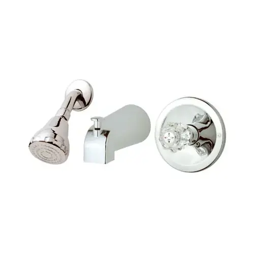 Single Handle Tub & Shower Faucet, Chrome