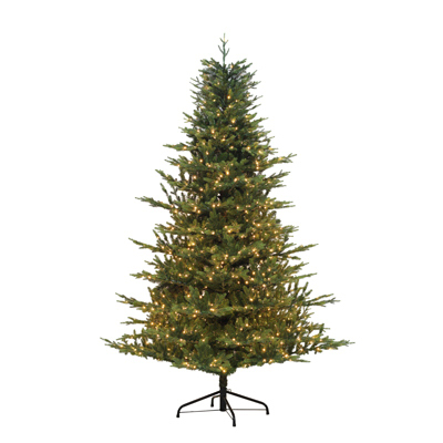 PULEO ASIA LIMITED 114-DLG-70FLW3K8 Artificial Pre-Lit Christmas Tree, Dalton Fir, 800 LED Warm White Lights, 7-Ft.