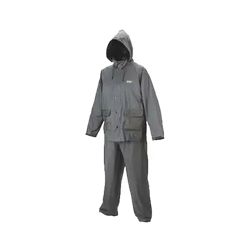 Rain Suit, Black, Adult, XX Large