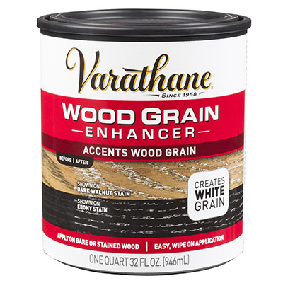 Rust-Oleum 314089 Wood Grain Enhancer, White Grain, 1-Qt.