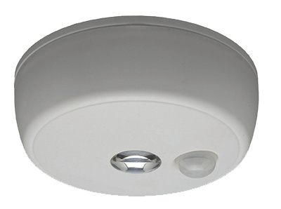 MR BEAMS/WIRELESS ENVIRONMENT LLC MB980-WHT-01-02 LED Motion-Sensing Ceiling Light, Wireless, 100 Lumens