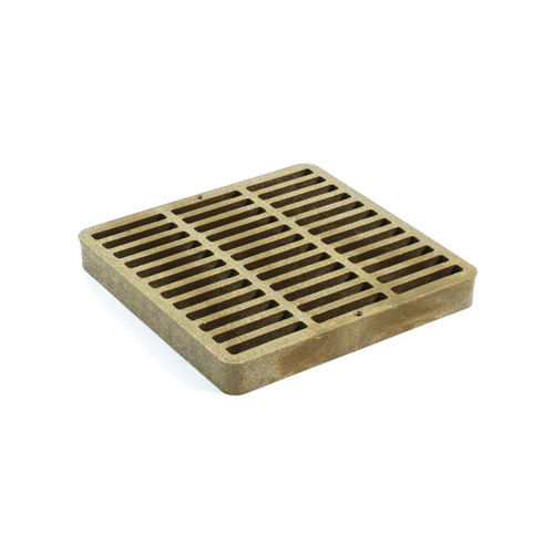 NDS 999S 9" x 9" Square Grate, Sand
