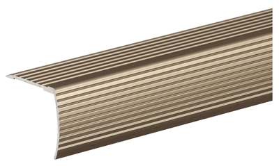 Thermwell Products H4128SN3EZ Carpet Bar, Adhesive, Satin Nickel Finish, 1-1/8 x 36-In.