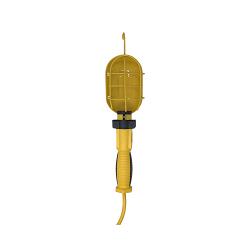 Utility Trouble Light, 14/3, Yellow, 100-Watts, 25-Ft.