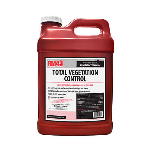 Ragan & Massey 76501 Total Vegetation Control, Liquid, Clear/Yellow, 2.5 gal Bottle