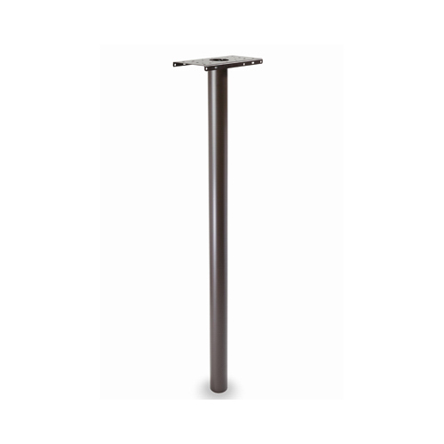 Pacifica Mailbox, In-Ground Post, Decorative Rubbed Bronze