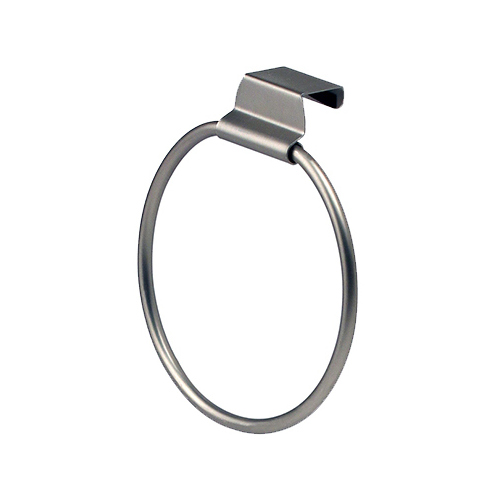 SPECTRUM DIVERSIFIED DESIGNS 16871 Towel Ring, Over The Cabinet/Drawer, Brushed Nickel