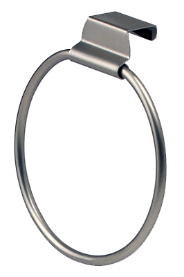 SPECTRUM DIVERSIFIED DESIGNS 16871 Towel Ring, Over The Cabinet/Drawer, Brushed Nickel