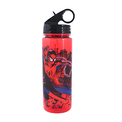 SILVER BUFFALO LLC ML1564 Spiderman Tritan Water Bottle, 600 ml