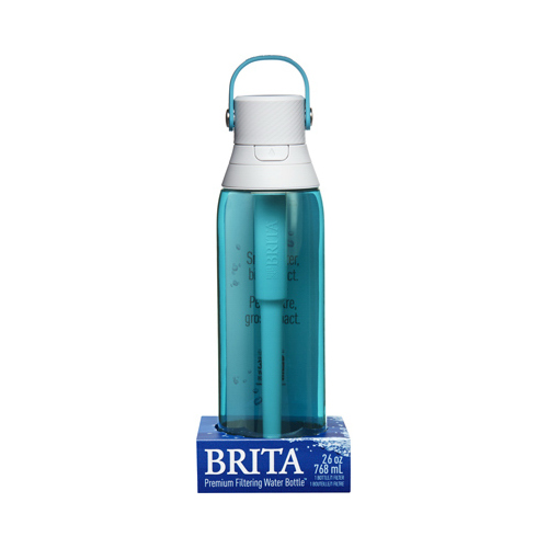 CLOROX SALES CO BRITA DIV 36519 Water Bottle, Sea Glass, 26-oz.