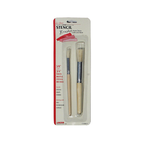 2PC Stencil Brush Set