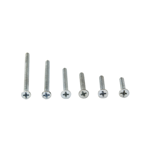 Electrician Screw Kit, Silver - pack of 120