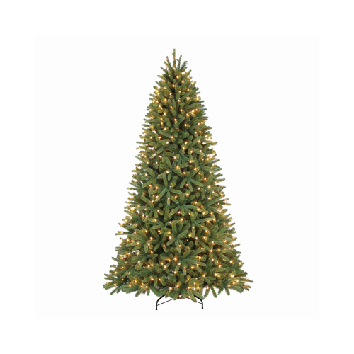 POLYGROUP EVERGREEN LIMITED TG76P4861C00 Artificial Pre-Lit Christmas Tree, Quick-Fold Woodland Fir, 750 Clear Lights, 7.5-Ft.