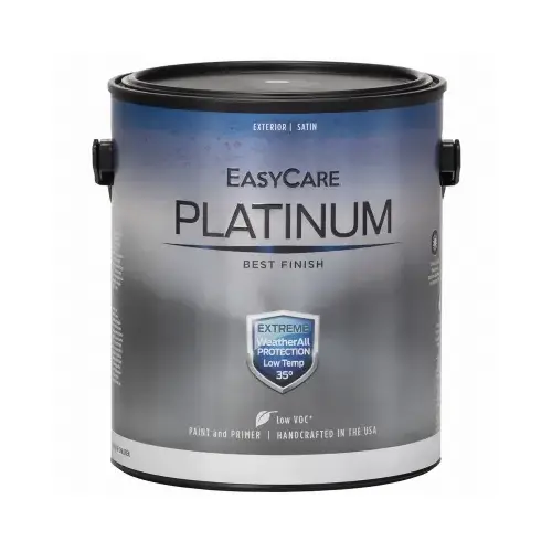 Premium Extreme Exterior Paint/Primer In One, Black Satin, 1-Gallon