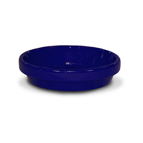 Saucer, Cobalt Ceramic, 5.75 x .75-In. - pack of 10