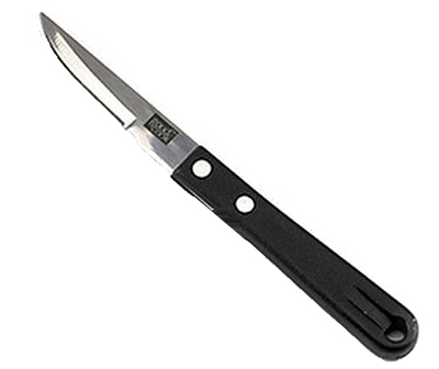 BRADSHAW INTERNATIONAL 18768 Paring Knife, Black Plastic & Stainless Steel