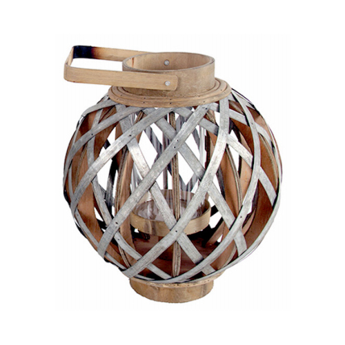 A & B HOME AV37736 Shanghai Lantern, Iron Cage, Small