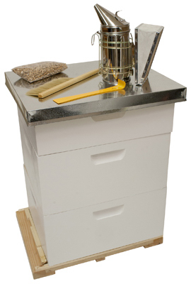 HLH WWA-103 Complete Beekeeping Kit With Hive, Clothes & Accessories