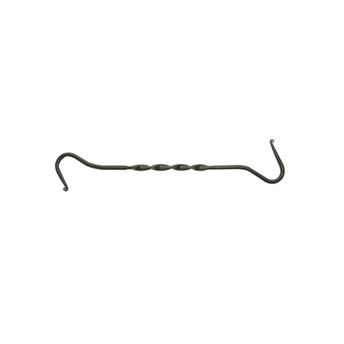 Plant Extender Hook, Black Forged, 12-In.