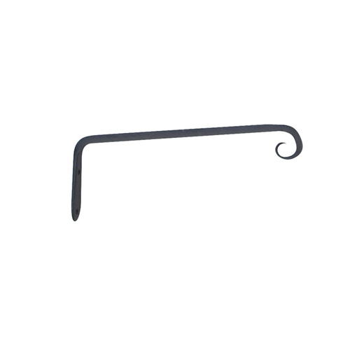 Green Thumb 89410GT Hanging Plant Hook, Straight, Black, 10-In.