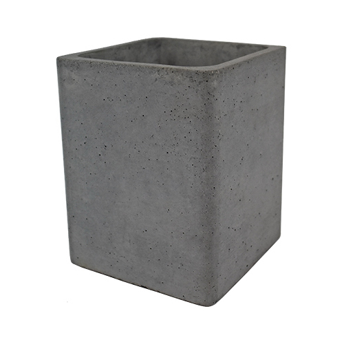 Avera Products AFC752040 Planter, Square, Fiber Cement, 4 x 4.7-In.