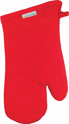 Mu Kitchen 6004-0906 Oven Mitts, Crimson Red, 100% Cotton