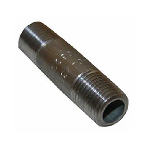 Stainless Steel Pipe Nipple, 1/4 x 3-In.