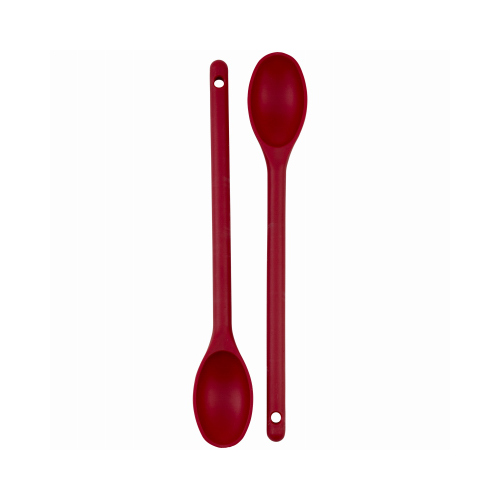 Mixing Spoon Set, Red Plastic, 2-Pc. - pack of 3