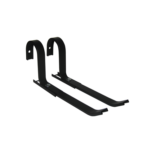 Deck Bracket, Rail-Mount, Adjustable, Aluminum Black