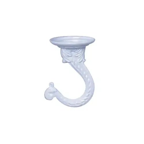 Ceiling Plant Hook, White, Jumbo