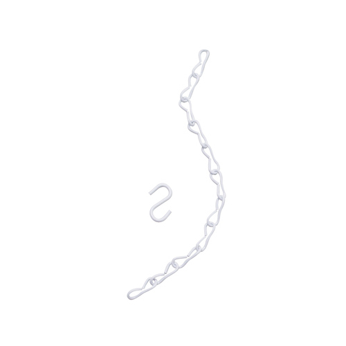 Hanging Plant Chain, White, 18-In  pack of 3