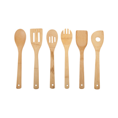 6-Pc. Bamboo Utensil Set, Bamboo