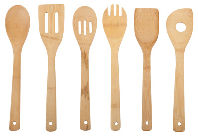 Core Home U6S136-TV 6-Pc. Bamboo Utensil Set, Bamboo