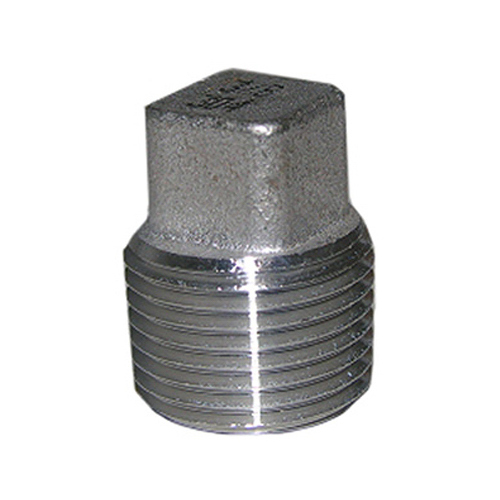 Stainless Steel Pipe Plug, 3/8-In.