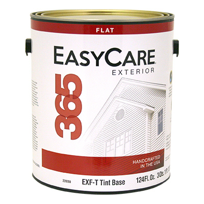 TRUE VALUE MFG COMPANY EXFT-GL 365 Exterior Latex House Paint, Flat Tint Base, 1 Gallon