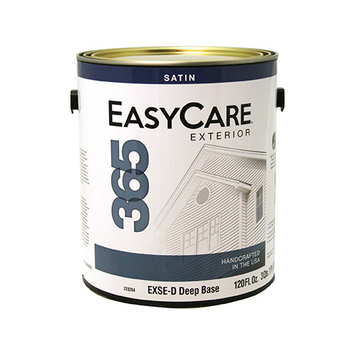 365 Interior Exterior House Paint, Deep Base Latex Satin, 1 Gallon