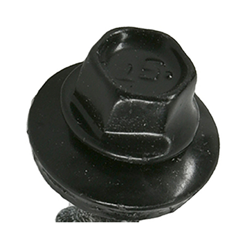 Powerpro Self Drilling Roofing Screws, Metal To Wood, Black, #10 x 1-In., 1-Lb.