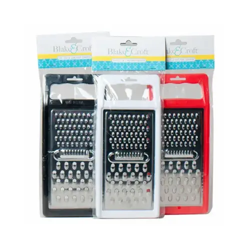 Regent Products G253900 Flat Food Grater, Assorted Colors, 10-In.