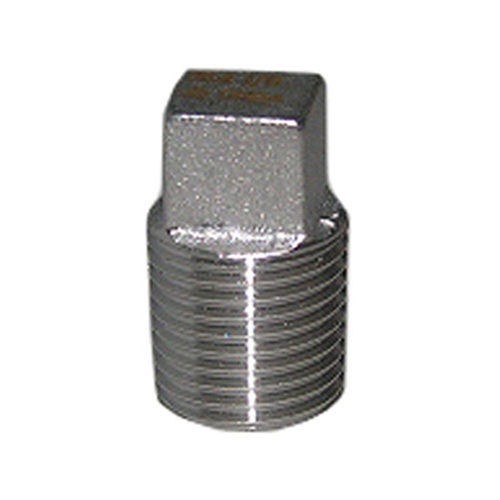 Stainless Steel Pipe Plug, 1/8-In.