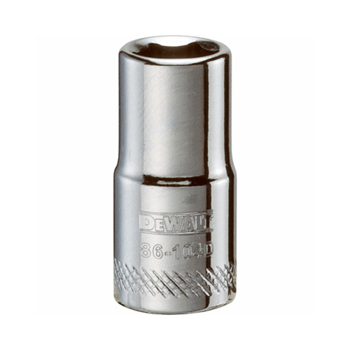 Hand Socket, 7 mm Socket, 1/4 in Drive, 6-Point, Vanadium Steel, Polished Chrome