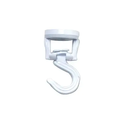 Ceiling Plant Hook, Swivel, White