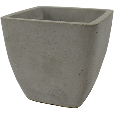 Avera Products AFM751035N Planter, Tapered Square, Fiber Cement, 3.7 x 3.5-In.