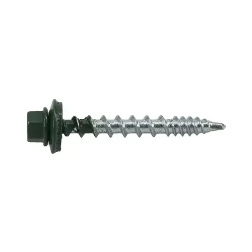 Power Pro Roofing Screws, Self-Drilling, Metal to Wood, Forest Green, #10 x 1.5-In., 250-Pc.