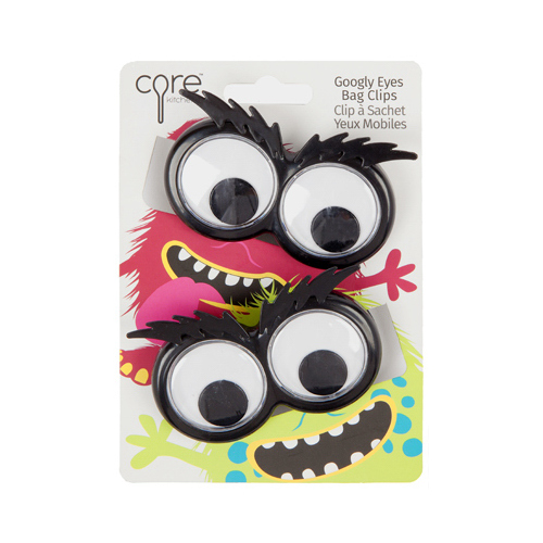 Core Home 13503-TV Bag Clips, Googly Eye