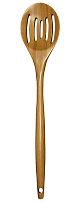 Totally Bamboo 20-2079 Bamboo Slotted Spoon, 14-In.